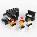 City home accessories bricks hotel decoration grand piano musical instrument