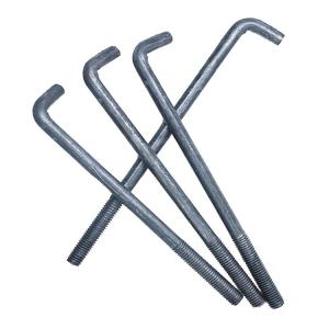 China Strong Capacity Silver Embedded Parts L-Shaped Hot-Dip Galvanized Welding Plate on sale