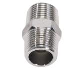 3/4" NPT Male X 3/4" NPT Male 316 Stainless Steel Pipe Fitting Heavy Duty