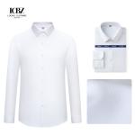 Anti-wrinkle 100S Men's Oversized Convertible Cuff Length Dress Shirts in 100%