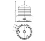 Solar Powered Helipad Elevated Perimeter Light