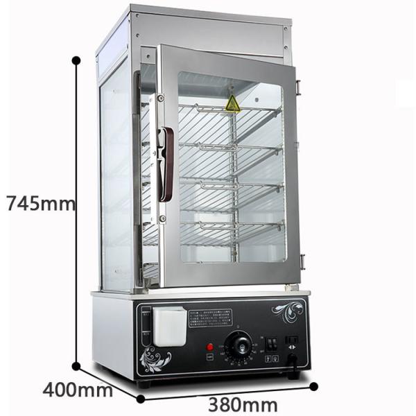 Energy-saving Function Countertop Electric Food Display Warmer Dimsum Steamer