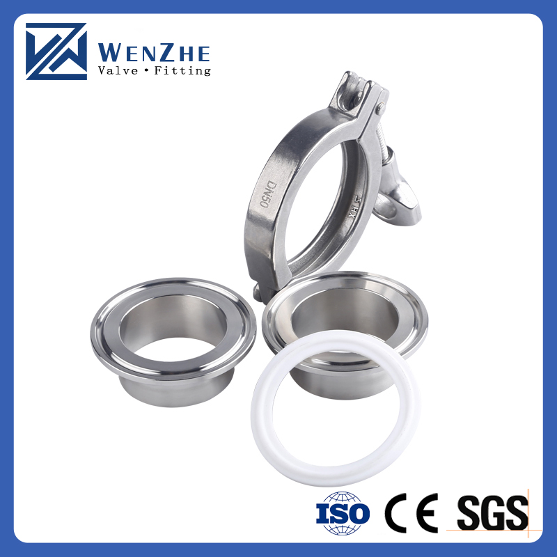 Customized Sanitary Single Light/Medium/Heavy Duty Tri Clamps Set with ISO Certificate