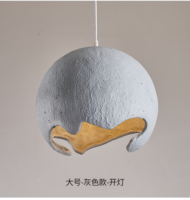 Restaurant Dining Island LED Chandelier Modern Cafe Bar Study Bedroom Light Wabi Sabi pendant lamp(WH-VP-163)