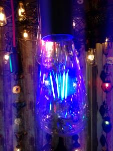 Quality led bulb filament blue 4w 400lumen Ra80 30000 hours 2 years warranty E27 base Glass retro western northern european wholesale