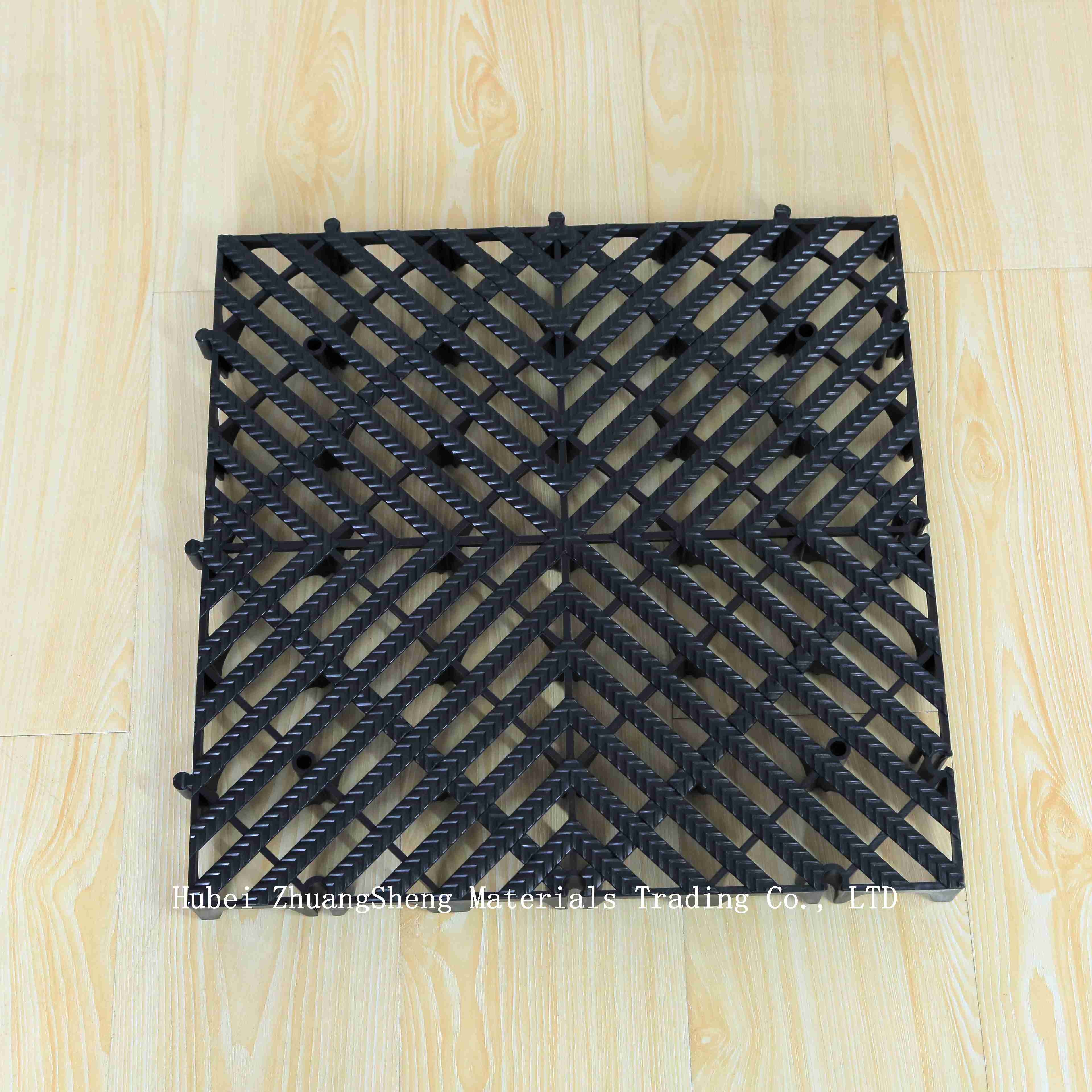 3.9mm Plastic Permeable Floor / Car Wash Grille Floor / Corrugated Plastic Floor Protection Sheets Board