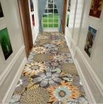 3D Printed Feather Entrance Large Commercial Floor Mat Corridor Stairway Hotel