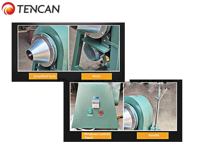 Laboratory XMQ350*160 Conical Ball Grinder 4kgs Capacity For Sample Grinding