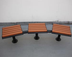 Quality Waterproof Outdoor Recycled Plastic Benches Furniture Backless Curved wholesale