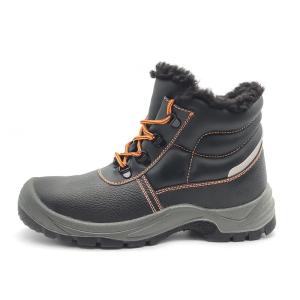 Quality Black Winter Safety Shoes Durable Wool Lined Waterproof Boots Unisex wholesale