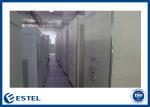 Two Walls Galvanized Steel Outdoor Electronics Cabinet Anti Theft Three Point