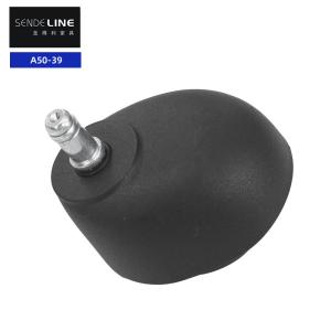 Quality Black Office Chair Caster With Nylon 2 Inches Boss Chair Wheel Replacement wholesale