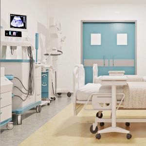 Quality Clean Room Laboratory PVC Vinyl Flooring Anti Bacterial Wear Resistant 20mx2m 15mX2m wholesale