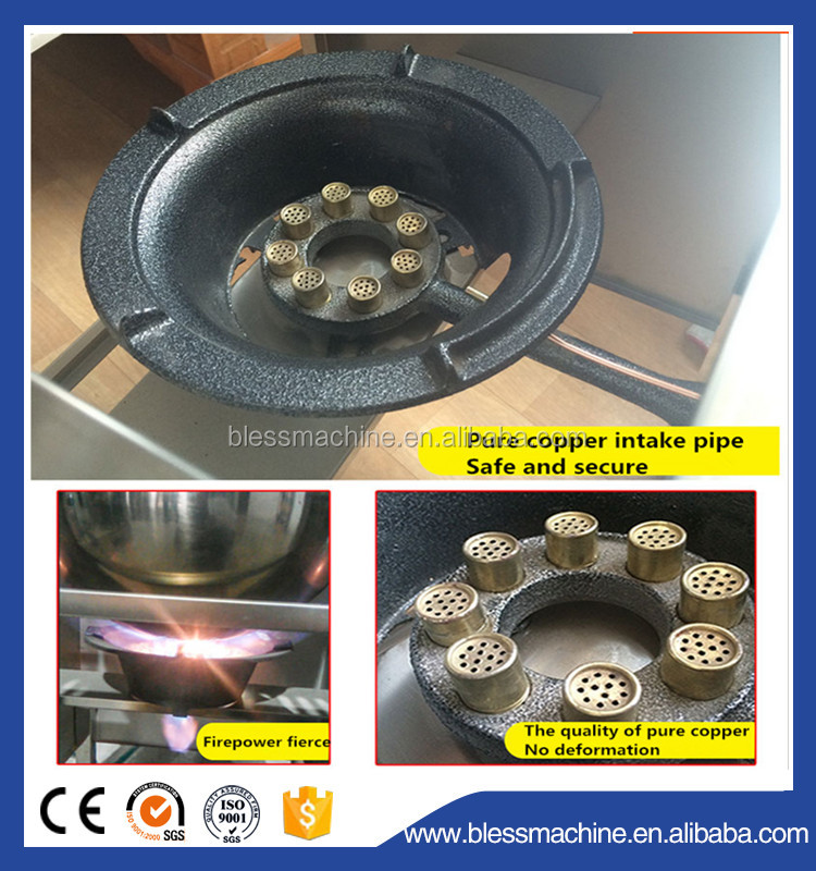 Gas or Electric Popcorn/Pop Corn Snack Machine 530mm Pan Diameter