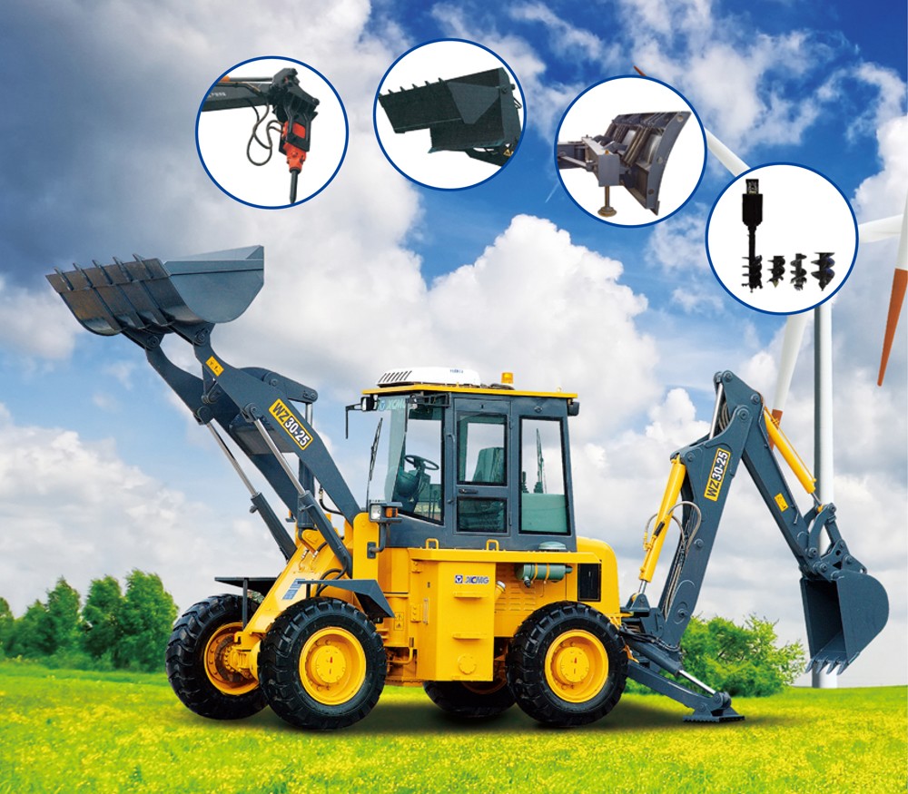 Backhoe Loader CIVLXC870K 82 Kw 1cm3 Loading Bucket Capacity 2500KG