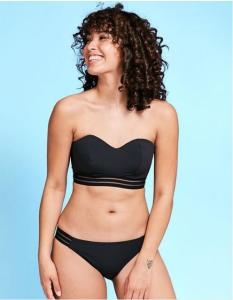 Quality Icon Cara Black Underwired Bandeau Top D-G cup wholesale