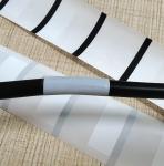 20*22mm Cable Adhesive Label 1mil White Gloss Transparent Water Resistant