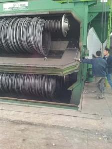 Quality 15T/h Steel Bar Wire Rod Shot Blasting Machine Round Wire Cleaning wholesale
