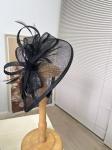 Millinery Supplies Sinamay Feather Fascinator 10*20 cm