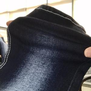 Quality 72% Cotton 28% Polyester 1.5% Spandex Lightweight Stretch Denim Fabric 9.5 Ounce wholesale