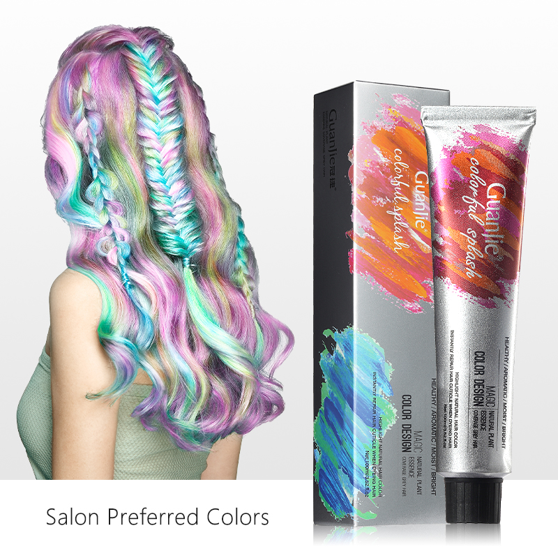 Organic Hair Color Cream Professional Salon Treatment For Natural And Permanent Color