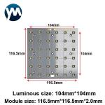 360W UV High Power LED Chip 116116 10w Lamp Beads Quartz Lens