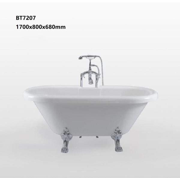 Professional Freestanding Jacuzzi Bathtub With Legs , Indoor Stand Alone