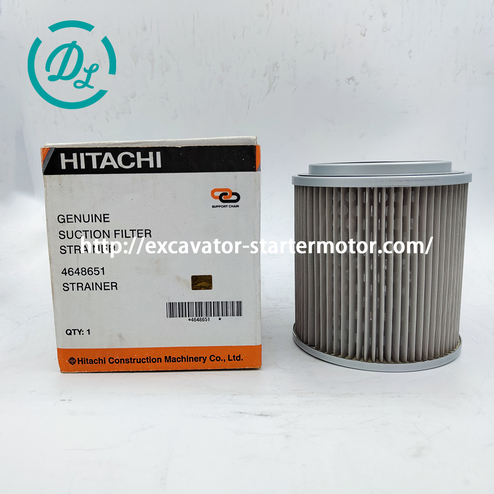 4648651 Excavator Hydraulic Suction Filter Hitachi ZX200-3 ZX200-5G