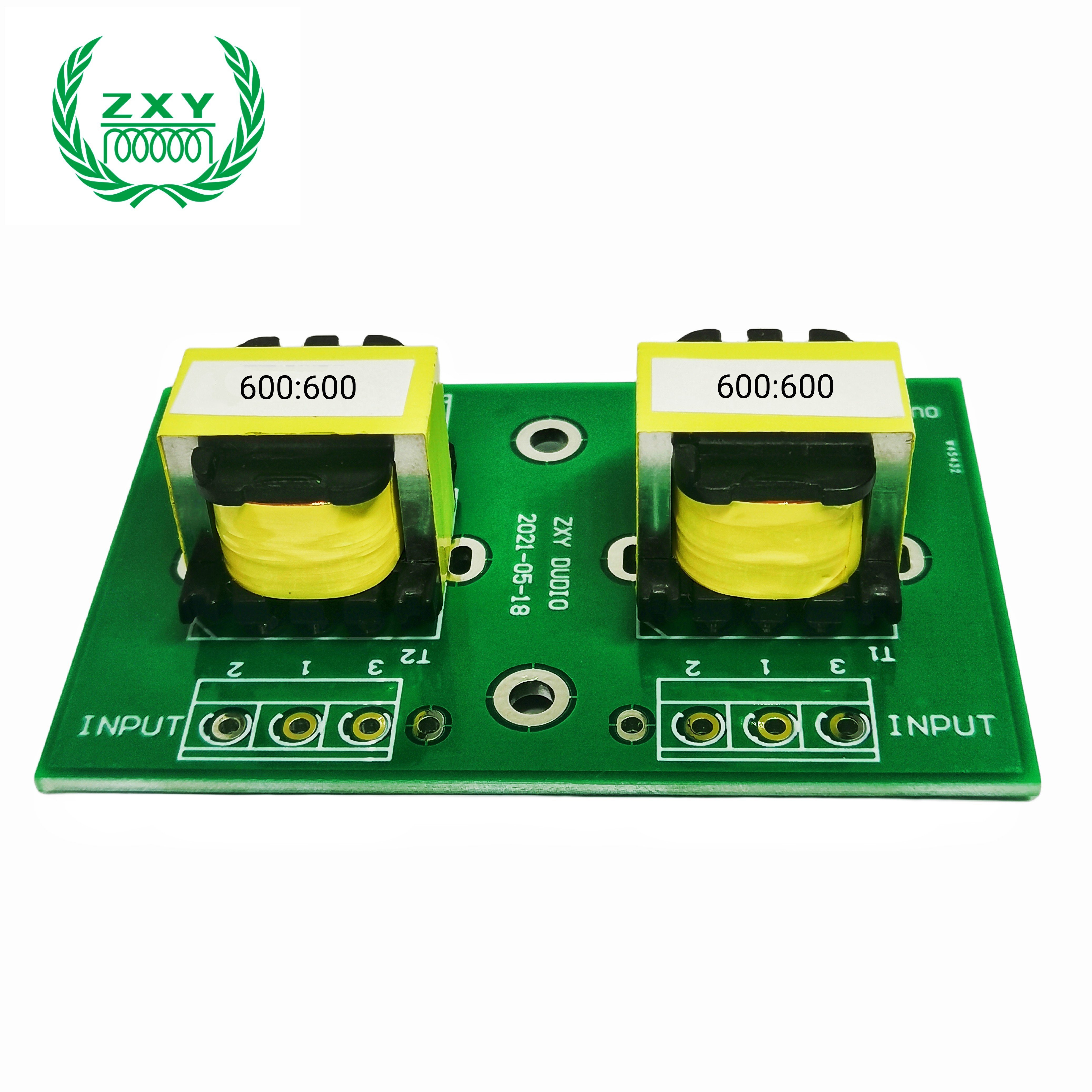 Customized Audio Frequency Transformer Permalloy ZXY2207-600:600 10K:10K 10K:600&pcba