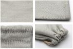 Attractive Style Fabric Jewelry Pouches Natural Printed Environmental Friendly