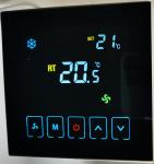 Wall Mounted Fan Coil Unit Thermostat Digital Room Thermostat High Precision