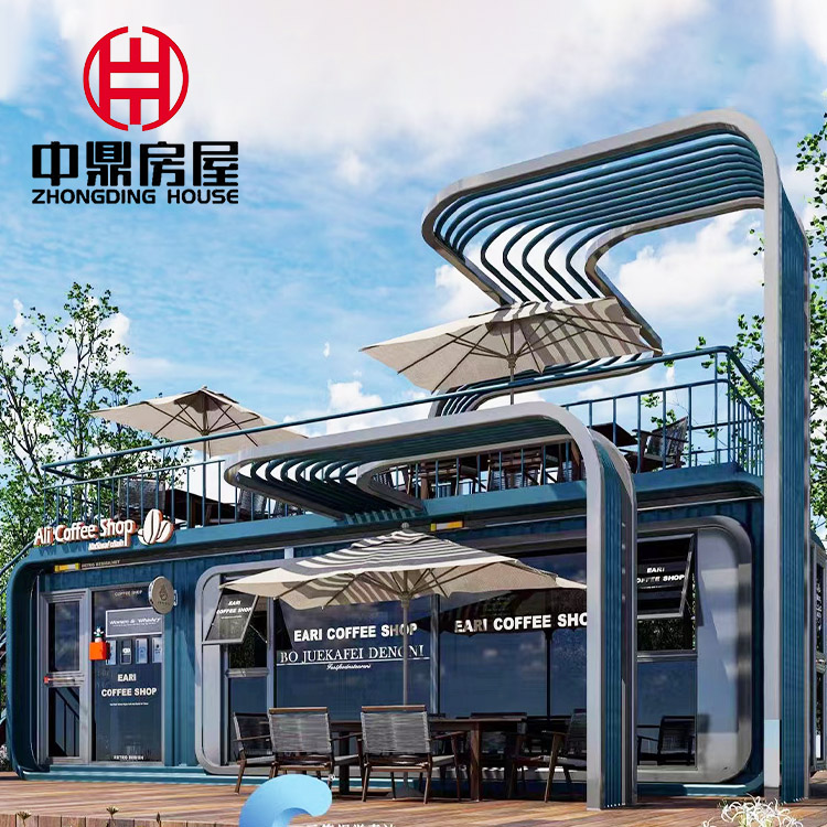 Small Living Spaces Apartment Container Homes with Customized Color and Modular Design
