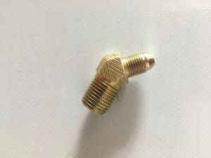 Quality JIS Gas Male 60 Cone BSPT Male Hydraulic Hose Adapters 45 Degree Elbow wholesale