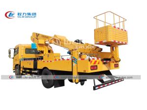 Quality Dongfeng 32M Telescopic Boom Bucket Hydraulic Platform Truck wholesale