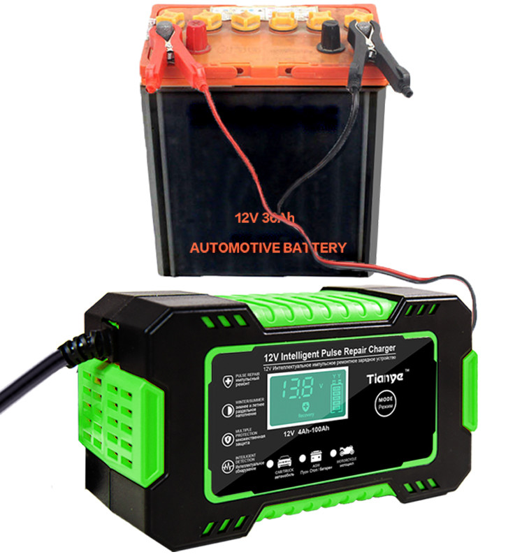 Caravan PWM Smart Battery Charger 12V 6A With Pulse Repair