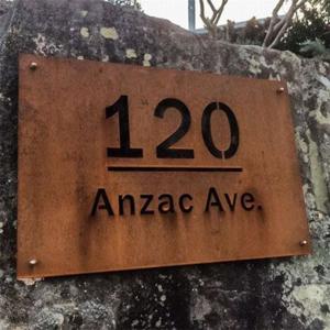 Quality Square Plaques Corten Steel House Number Signs Plaques wholesale