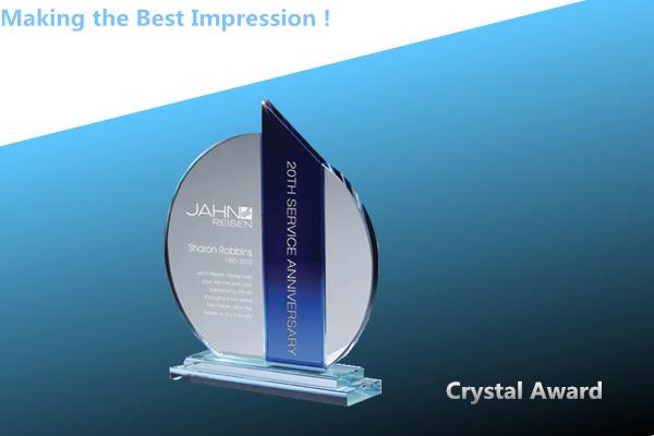 atlantis ellipse crystal award/crystal trophy/acrylic award/acrylic trophy