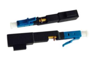 Quality Quick Connect Fiber Optic Connectors LC / UPC Single Mode Blue Color wholesale