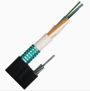 Quality PE or LSZH Jacket Outdoor Armored Fiber Optic Cable with G652D Fiber and Steel Tape Shield wholesale