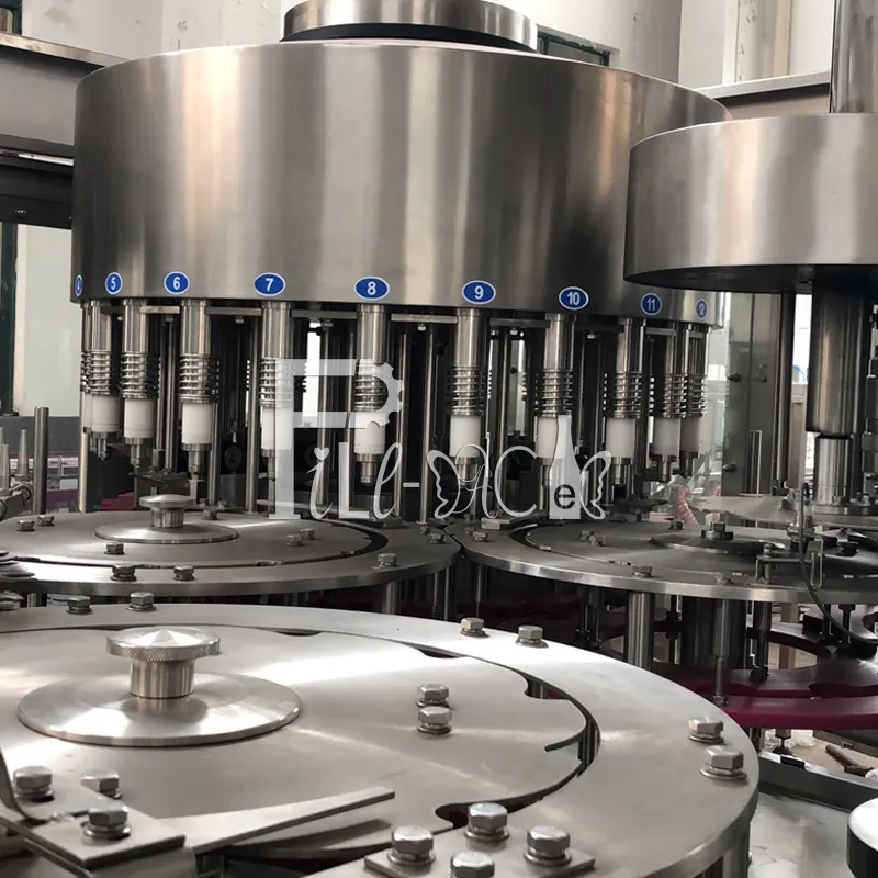 Monoblock Mineral Water Filling Capping Machine Plastic Bottle 6000BPH 18-18-6 Rinsing