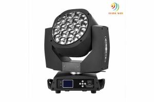 Quality Bright IP22 LED Moving Head Light 19pc 15w 5000 Lifetime For Night Clubs wholesale