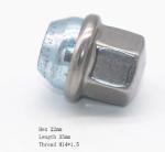 M14 * 1.5 Nut Wheel Stainless Steel Lug Nuts Zinc Plate Surface ISO10664