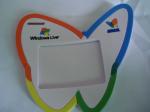 Small Full Color Printing Cute PVC Luggage Tag For Travel Suitcase