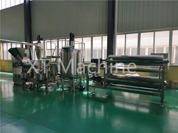 Commercial Electric Peanut Butter Grinding Machine Gas Heating