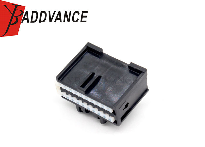 20 Pin Female PBT-GF20 Unsealed Black Automotive Electrical Connectors housing