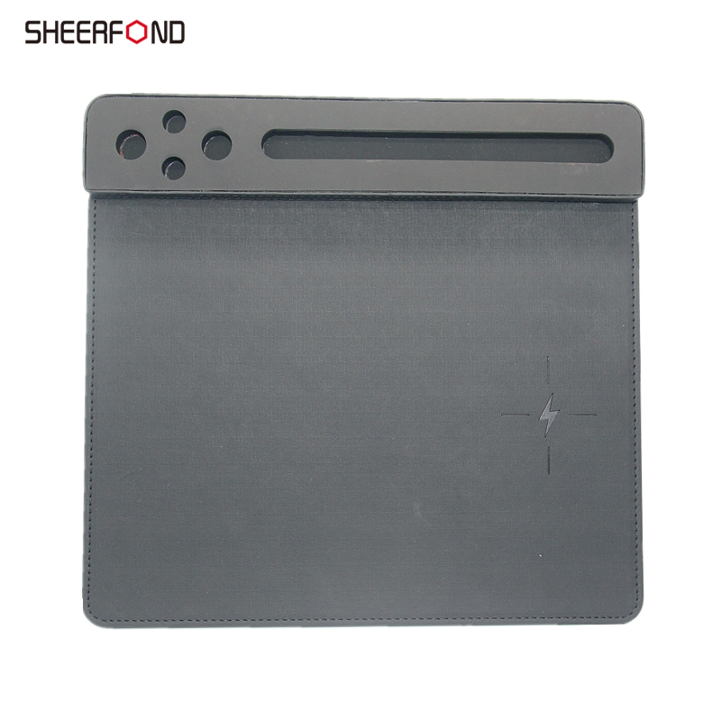 Reusable Ultraportable Wireless Charging Mouse Pad Nonslip For PC