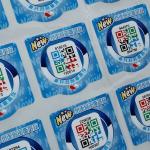 Glossy Plastic Label Sticker Anti Counterfeiting Multi Purpose Label ODM