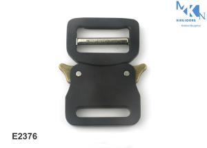 Quality Strong Bearing Black Color 1.3 Inch Metal Belt Buckle Anti Corrosion wholesale
