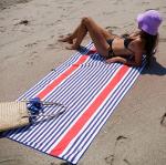 Eco-Friendly Microfiber Sea Soft Quick Dry Printed Beach Woven Towel Wholesale