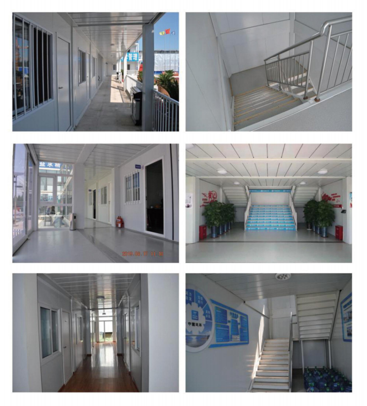 Weather Resistant Flat Pack Container House Customized With Q235 / Q345 Light Steel Frame